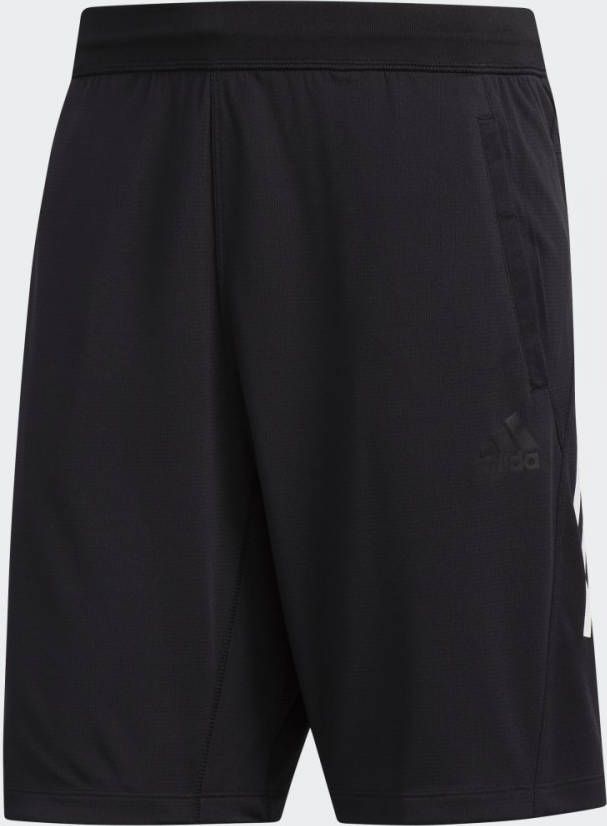 Adidas 33 Stripes 9 Inch Shorts Heren Korte Broeken Black Poly Mesh online kopen
