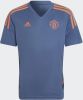 Adidas manchester united condivo 22 trainingsshirt 22/23 blauw/oranje kinderen online kopen