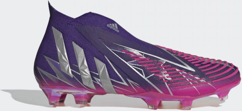 Adidas Predator Edge+ Gras Voetbalschoenen(FG)Paars Zilver Roze online kopen