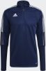 Adidas Performance Tiro 21 voetbalsweater donkerblauw/wit online kopen