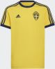 Adidas Zweden T shirt 3 Stripes Geel/Navy Kinderen online kopen