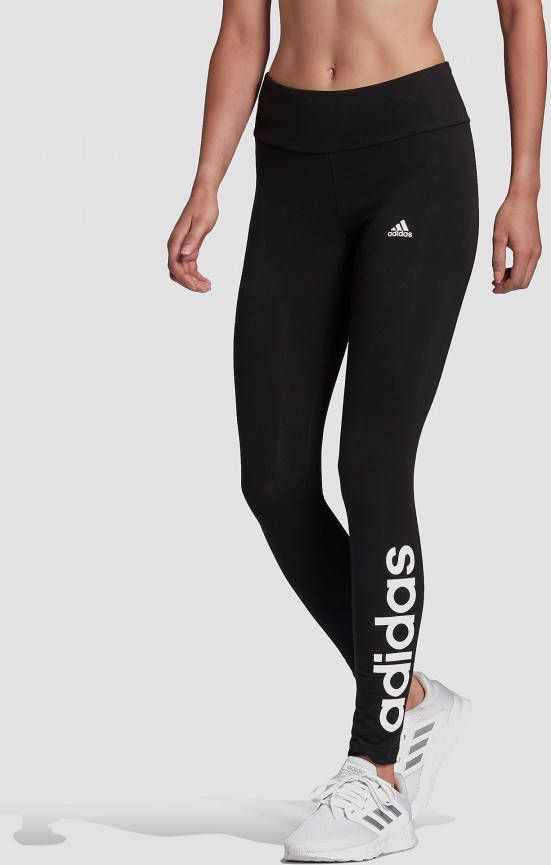 Adidas Loungewear Essentials High waisted Logo Leggings Dames Leggings Black Katoen Jersey online kopen