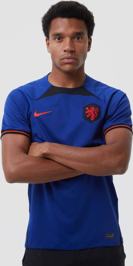 Nike Nederland 2022/23 Stadium Uit Dri FIT voetbalshirt voor heren Blauw online kopen