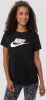 Nike Essential Futura Short Sleeve T Shirt Dames Black/White/White Dames online kopen