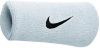 Nike swoosh doublewide pols zweetbandjes wit/zwart kinderen online kopen