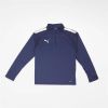 PUMA teamLIGA Trainingstrui Kids Donkerblauw Wit online kopen