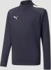 PUMA teamLIGA 1/4 Zip Trainingstrui Kids Donkerblauw Groen online kopen