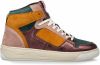 Floris van bommel Iggi Wedge 21 01 Dark Brown G Wijdte Sneakers online kopen