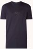 Fred Perry 9707 embroidered t shirt snow navy online kopen