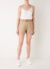 Marc O'Polo High waist straight fit gewatteerde korte broek online kopen