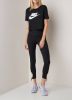 Nike Essential Futura Crop T Shirt Dames Black/White/White Dames online kopen