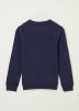 Tommy Hilfiger unisex sweater met logo donkerblauw online kopen