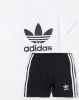 Adidas Originals Trefoil T Shirt/Shorts Set Baby's White Kind online kopen