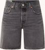 Levi's 90's 501 High waist straight fit korte broek van denim met ripped details online kopen