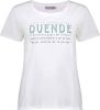 Geisha 22105 25 010 t shirt duende off white/ocean green online kopen