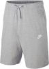 Nike Club Jsy Short Heren Korte Broeken Grey 100% Katoen online kopen