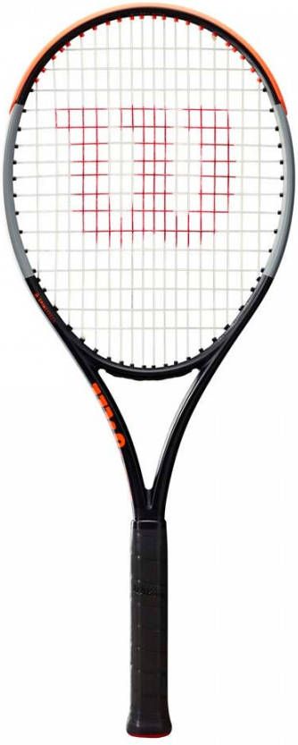 Wilson Tennisracket Voor Volwassenen Burn 100ls V4.0 Onbespannen Zwart/grijs/oranje online kopen