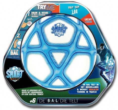 Gear2Play Voetbal Smart Ball Junior 20 Cm Rubber Wit/blauw online kopen