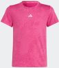 Adidas Aeroready 3 Stripes Allover Print Basisschool T Shirts online kopen