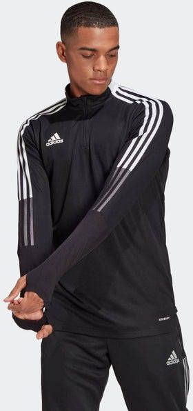 Adidas Performance Tiro 21 voetbalsweater zwart/wit online kopen