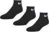 Nike Cotton Quarter 3er Pack Unisex Black 75% Baumwolle, 23% Polyamid, 2% Elasthan online kopen