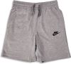 Nike B Nsw Short Jsy Aa basisschool Korte Broeken Grey Katoen Fleece online kopen