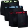 Nike Boxershorts Mini Swoosh 3 Pak Zwart/Neon/Blauw/Rood online kopen