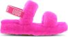 Ugg Oh Yeah Slide Sandalen voor Dames in Taffy Pink,| Shearling online kopen