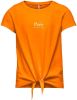 Only ! Meisjes Shirt Korte Mouw -- Oranje Katoen online kopen