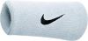 Nike swoosh doublewide pols zweetbandjes wit/zwart kinderen online kopen