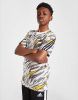 Adidas Future Icons 3 Stripes T shirt Bruin/Geel/Zwart Kinderen online kopen