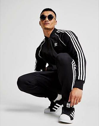 Adidas Adicolor Classics Superstar Track Top Heren Track Tops Black 60% Polyester, 40% Katoen online kopen