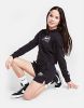 Nike Air Meisjesshorts van sweatstof Black/White/Light Smoke Grey online kopen