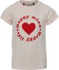 Looxs Revolution T shirt koraal wit voor meisjes in de kleur online kopen