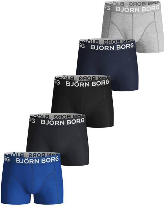 Bjorn Borg ! Jongens 5-pack Boxers Maat 170 Diverse Kleuren Katoen/elasthan online kopen