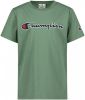 Champion T shirts Crewneck T Shirt Groen online kopen