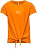 Only ! Meisjes Shirt Korte Mouw -- Oranje Katoen online kopen
