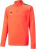 PUMA teamLIGA WC 1/4 Zip Trainingstrui Kids Oranje Zwart online kopen