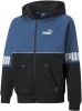 PUMA Power Club Full Zip Fleece Hoodie Kids Blauw online kopen