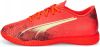 PUMA Ultra Play Zaalvoetbalschoenen(IN)Kids Oranje Lichtgroen online kopen