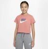 Nike Sportswear Kort T shirt voor meisjes White/Black/Black Kind online kopen