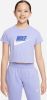 Nike Sportswear Kort T shirt voor meisjes White/Black/Black Kind online kopen