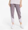 Puma high waist regular fit joggingbroek donkerroze/lila online kopen