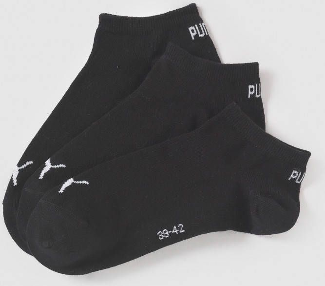 Puma Sneaker Plain 3Pack Mix 43 46 Unisex Sokken Black 72% Katoen, 27% Polyester, 1% Elastaan online kopen