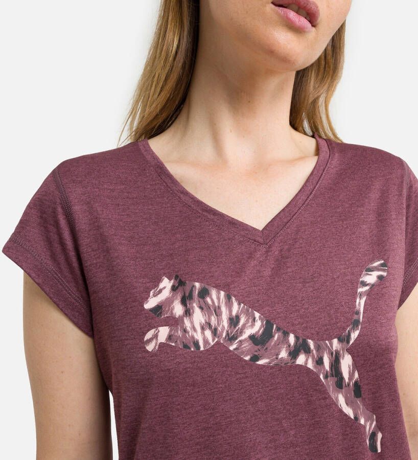 Puma T shirt met ronde hals Train Favorite Heather Cat Tee online kopen