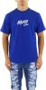 Axel Arigato Grafitti T Shirt , Blauw, Heren online kopen