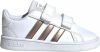 Adidas grand court sneakers wit/goud baby kinderen online kopen