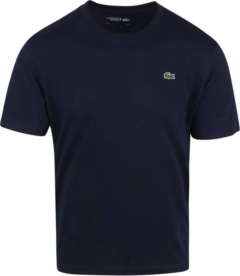 Lacoste 9634 sport basic t shirt regular fit navy blue online kopen