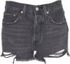 Levi's Levis 56327 0070 501 Short Shorts AND Bermudas Women Denim Black online kopen