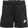 Nike Air Meisjesshorts van sweatstof Black/White/Light Smoke Grey online kopen